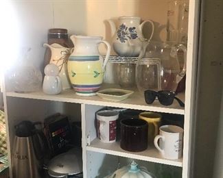 Teapots/ glassware
