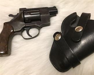 Arminius Titan Tiger Snub Nose .38 Special Double Action Blue Finish - F.I.E. Corp. Miami, FL. - 2" Barrel - 1990 - Serial 017423 - with Hunter Holster