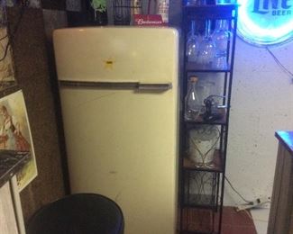 Vintage small refrigerator 