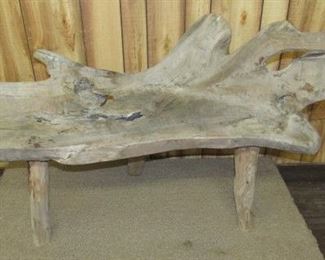 Driftwood Bench