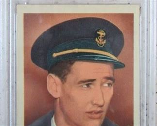 Graded 1959 Fleer Ted Williams Card - Williams Wins His Wings