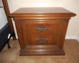 Pair of wood nightstands - 25 1/2" tall.           https://ctbids.com/#!/description/share/209072