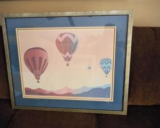 Framed & matted "Above & Beyond" print by Herman Beck   https://ctbids.com/#!/description/share/209113