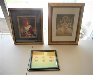 Lot of 3 prints framed & matted https://ctbids.com/#!/description/share/209132