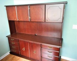 Office storage credenza w/hutch - 72"w x 20 1/2"d x 68 1/2t         
 https://ctbids.com/#!/description/share/209274