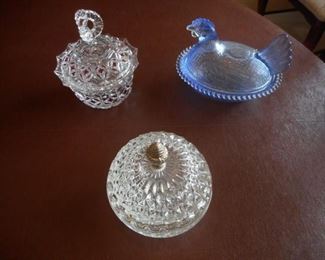 Lot of 3 dishes w/lids - 6 pcs total https://ctbids.com/#!/description/share/209362