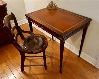 Cute Antique Writing Desk and Chair