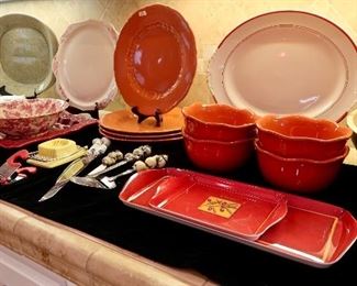 Pretty Color Dishes - Great Entertaining pieces