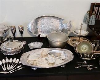 Lovely Silverplate Serving Pieces