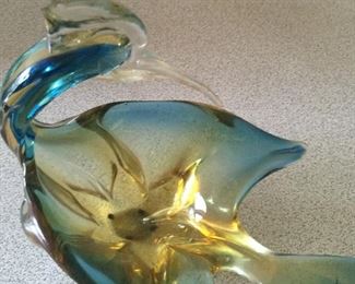 Art glass swan