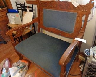 vintage loveseat/settee