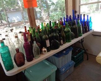 making a bottle tree