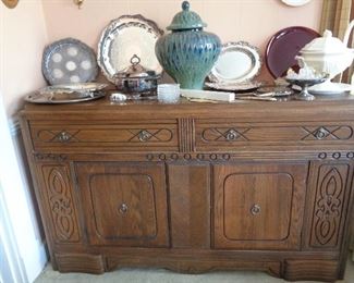 vintage buffet/silver plate