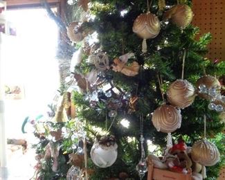 several trees & ornaments