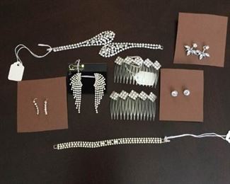 Lot of Rhinestone Jewelry https://ctbids.com/#!/description/share/207467