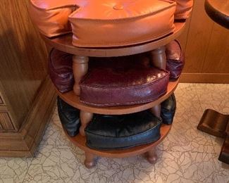 Classic 70s stacking stools 