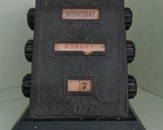 Antique Desk Calendar