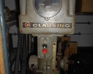 CLausing Brand  drill press, this is a tall standing floor drill press  .  7.5" 