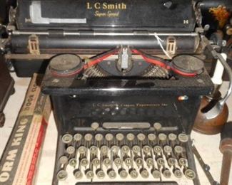 Vintage typewriters. L C Smith