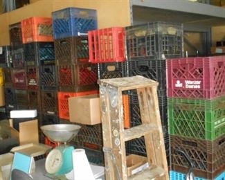 Plastic crates 