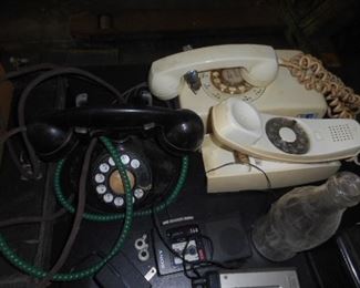 Vintage telephones 