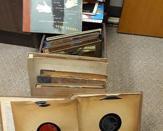 Vintage 78rpm records