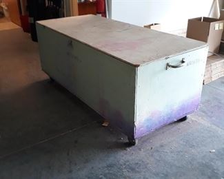 Packing Crate, Storage chest, tool chest, on wheels