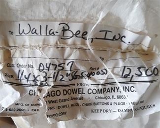 Dowel pins in bulk, 1/4" x 3 1/2"