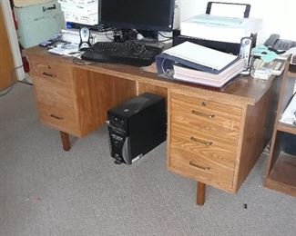 One of three desks available 