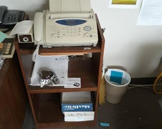 Fax machines and office table stand