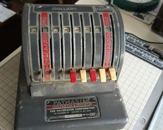 Check writing/ printing machine