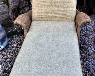 Wicker Chaise