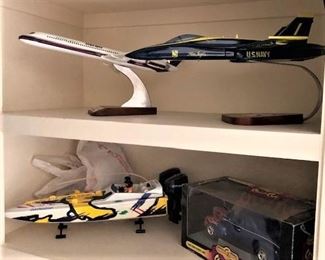 Model Airplanes and Remote Control Boat