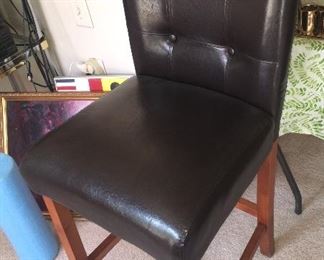 leather bar stool