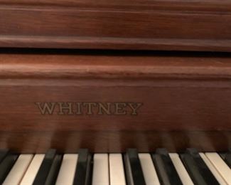 #17		Whitney piano 	 $75.00 
