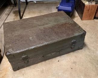 #34		handmade tool box with box inside box 	 $75.00 
