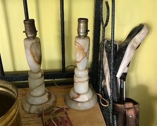 Marble lamps