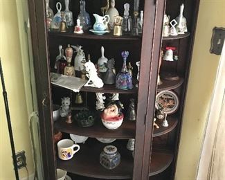 Curio cabinet filled with Knick knacks