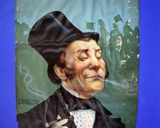 Old Virginia Cheroots Ad, American Tobacco Co. ca 1899, "The Irishman" 
