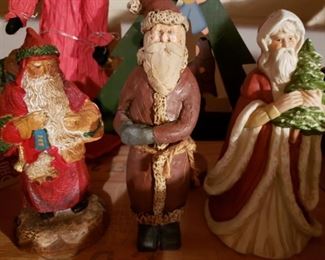 Large Collection of various Santas