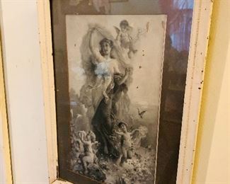 Tons of Antique Framed Artwork