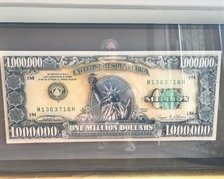 One Million Dollar 3D art collage $300