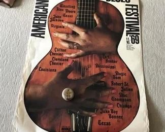 American Blues poster 1969 $100