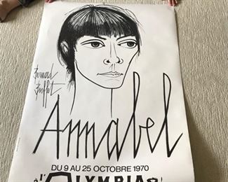 Buffet Poster 1970 $125