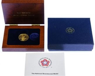 1976 National Bicentennial Gold Medal