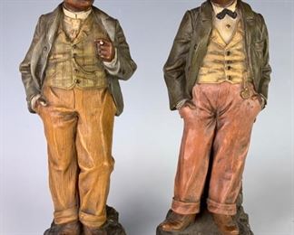 Wonderful pair Johann Marische Blackamoor Figures C.1900 Austria