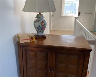 Singer Sewing Machine in built-in cabinet