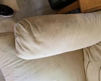 #17 tan micro fiber recliner $30.00