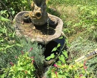 #39 double bird bath as is You move $60.00