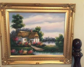 #40 Taylor cottage painting $50.00
